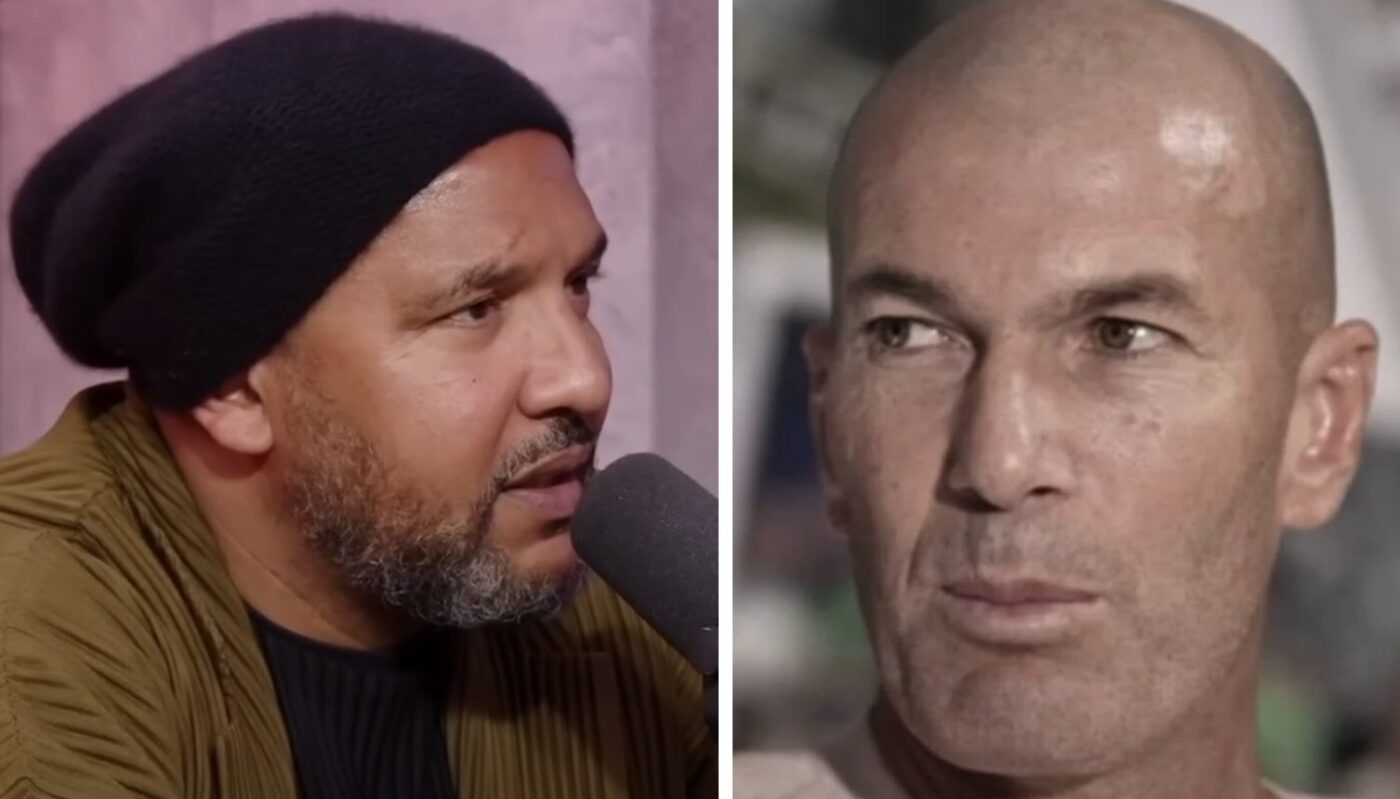 Olivier Dacourt et Zinédine Zidane