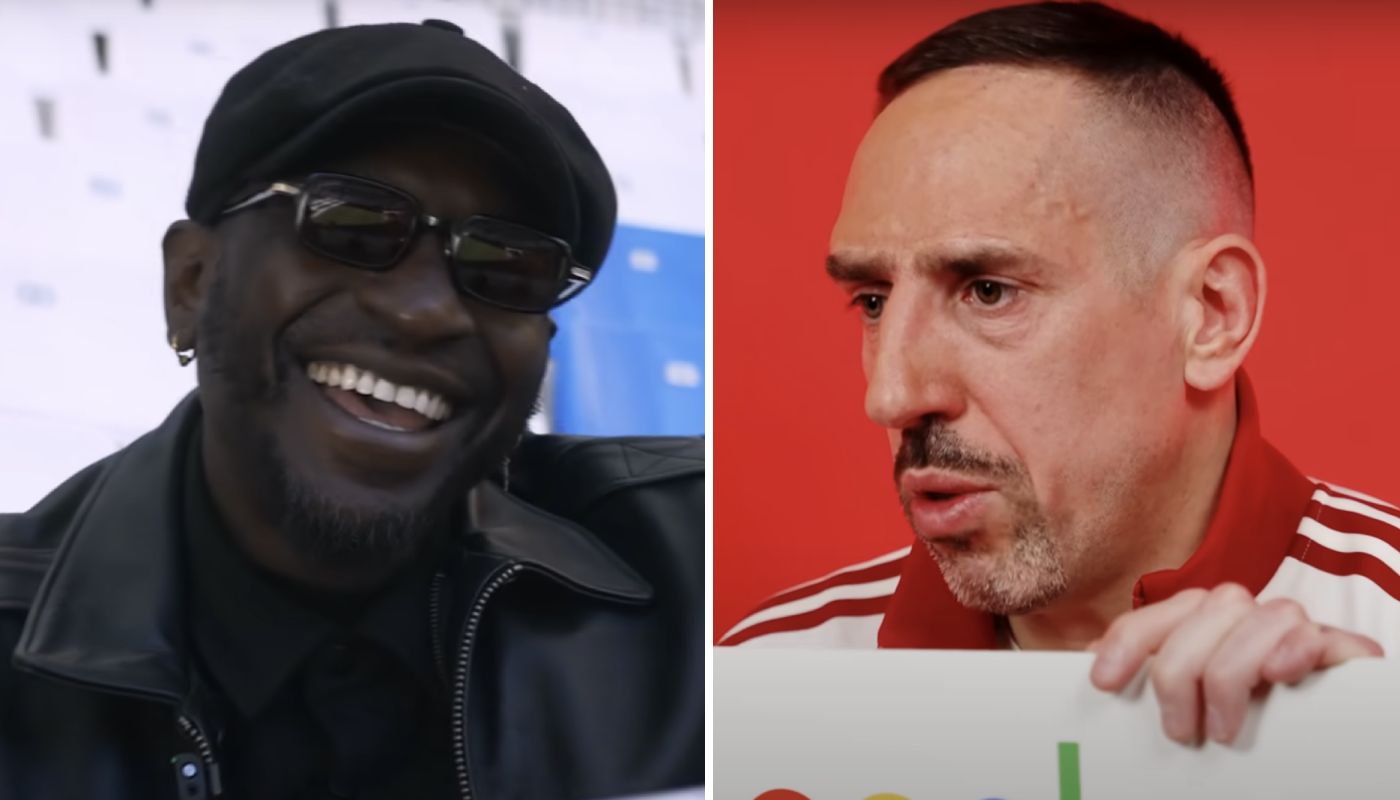 Mamadou niang et Franck Ribéry, deux légendes de l'OM