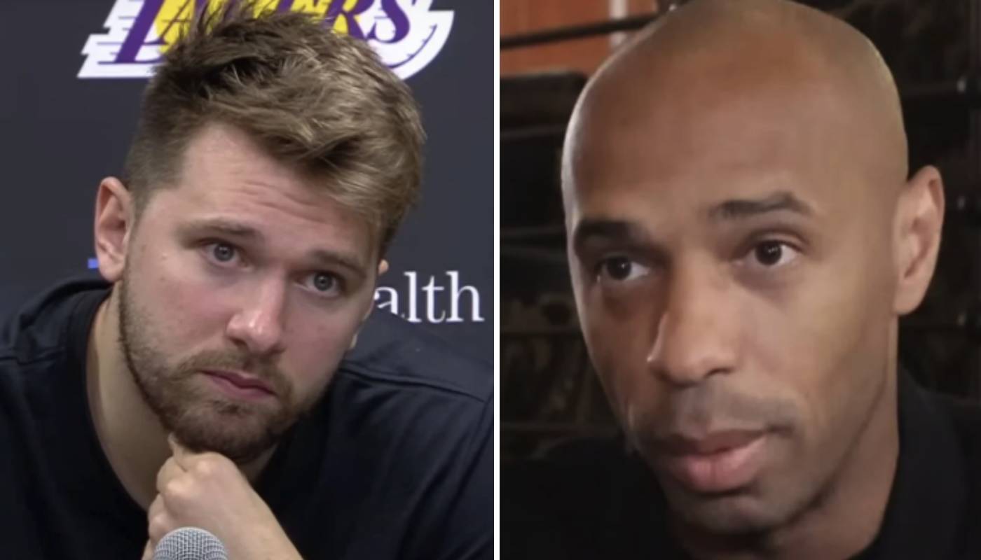 Luka Doncic et Thierry Henry