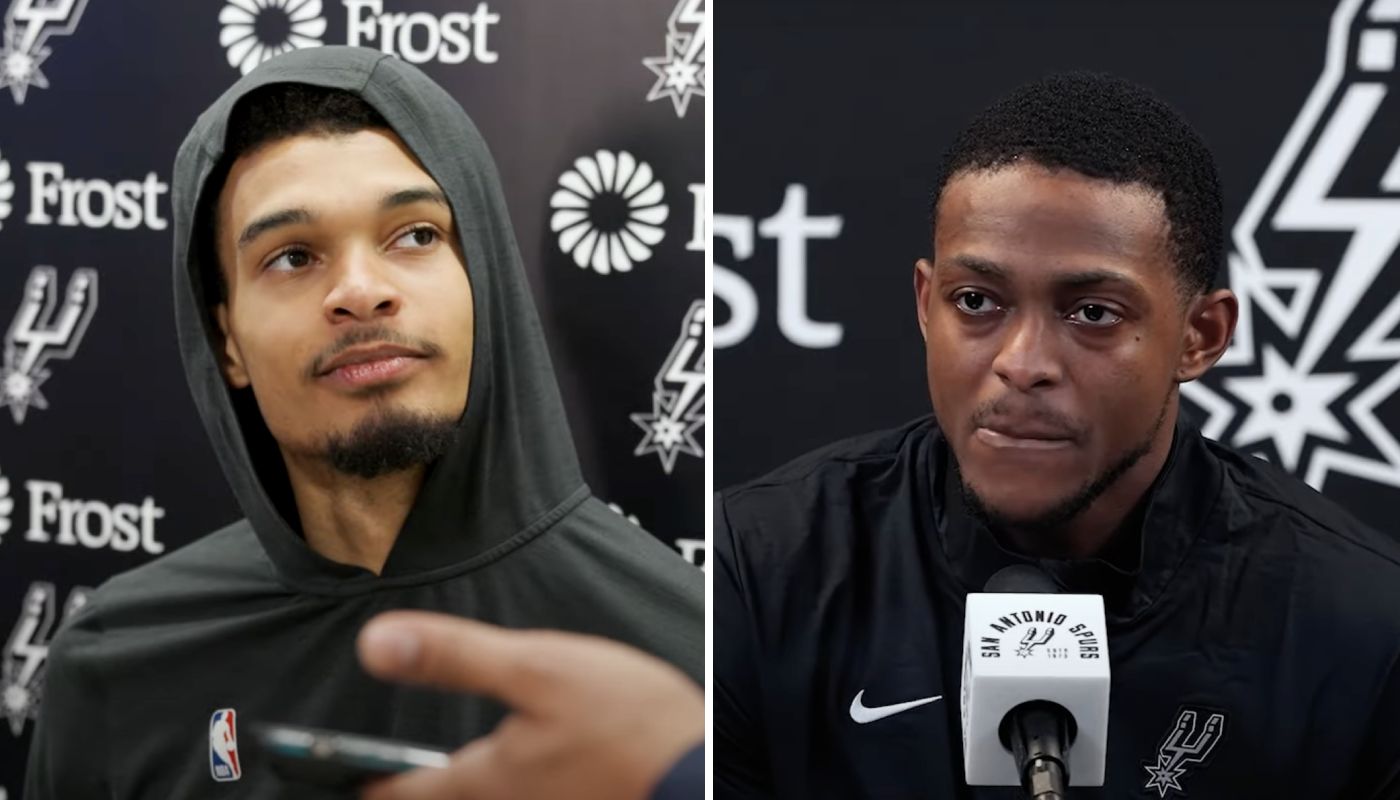 Victor Wembanyam et De'Aaron Fox des Spurs
