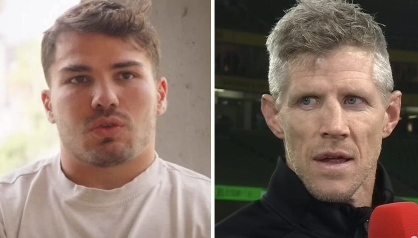 Antoine Dupont et Simon Easterby