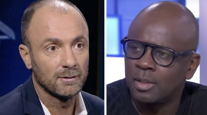 Christophe Dugarry et Lilian Thuram