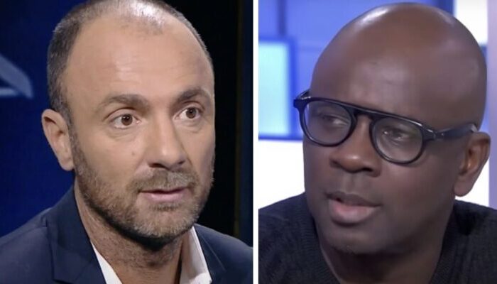 Christophe Dugarry et Lilian Thuram