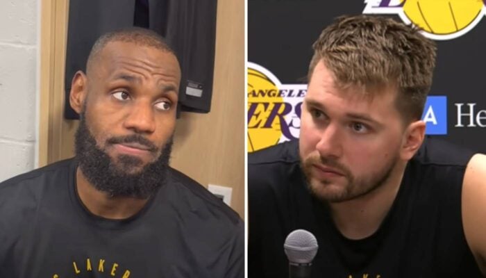 LeBron James et Luka Doncic, stars des Lakers