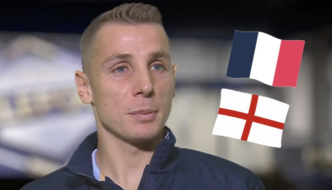 L'international français Lucas Digne évoque l'Angleterre