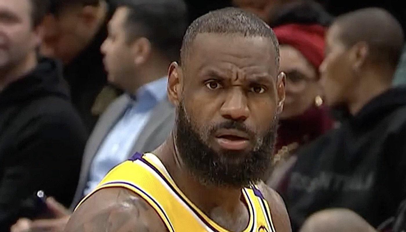 La superstar NBA des Los Angeles Lakers, LeBron James