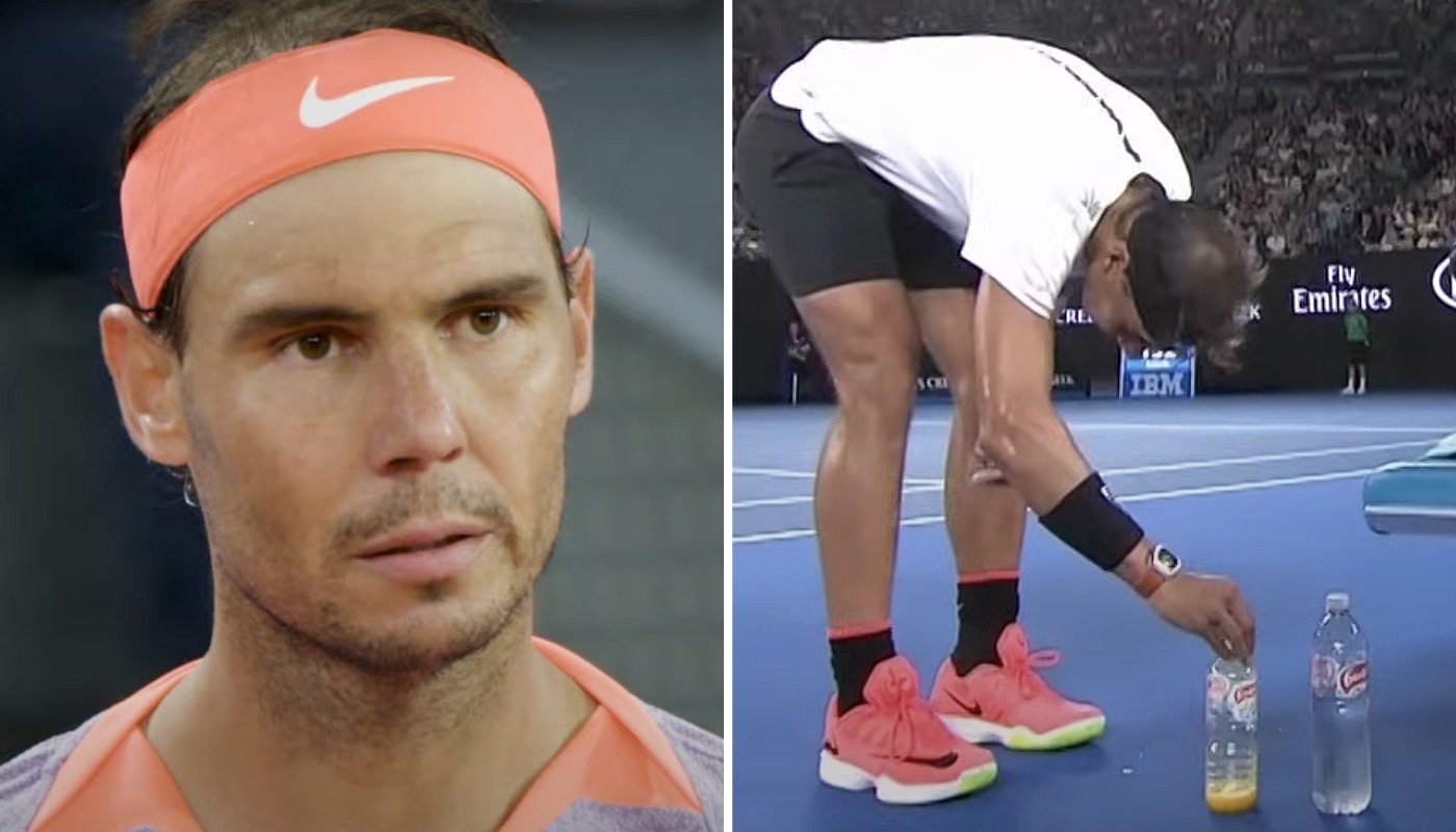 Le tennisman espagnol Rafael Nadal possédait de nombreux tocs durant sa carrière