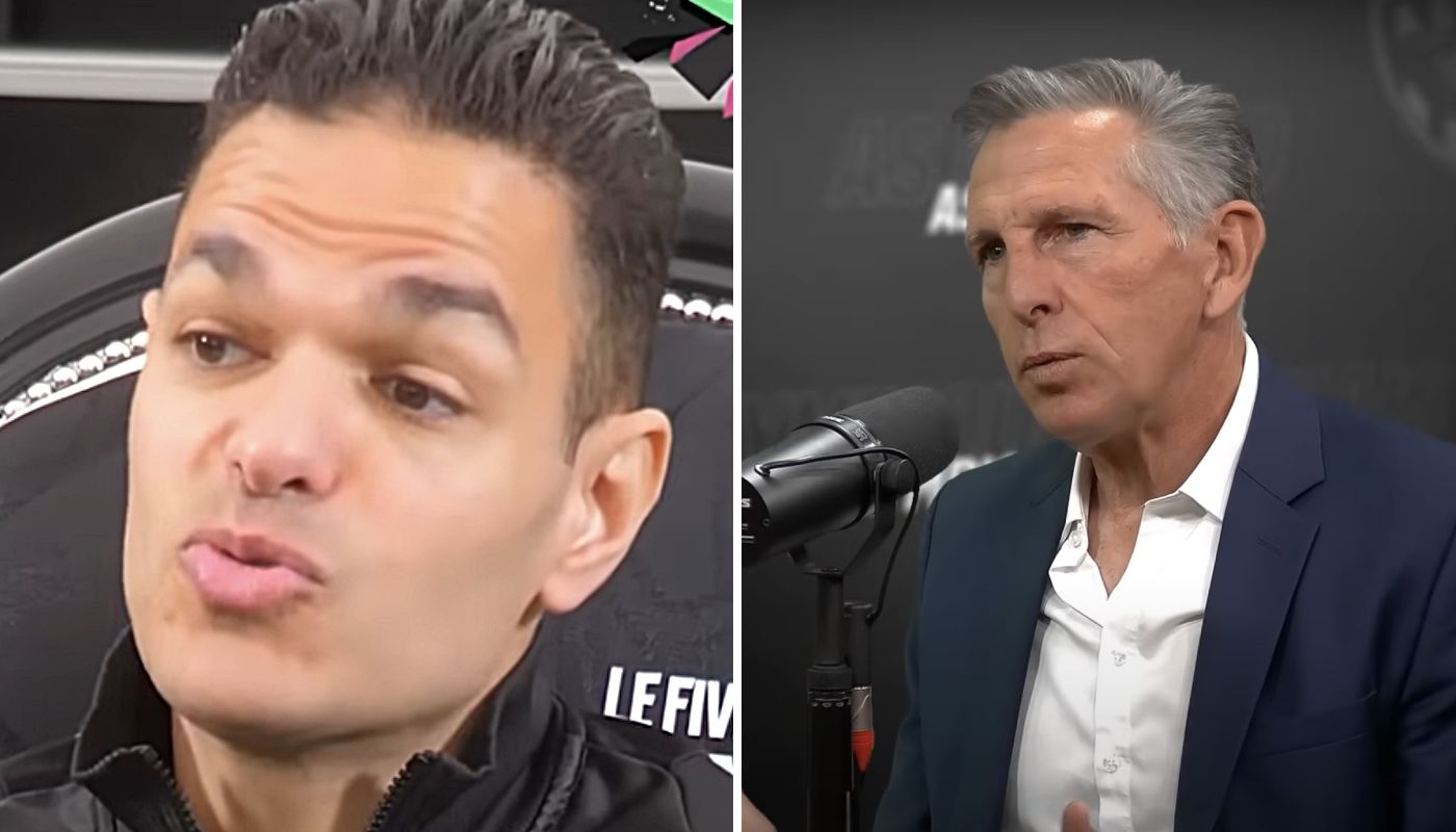 Hatem Ben Arfa et son ancien entraineur Claude Puel