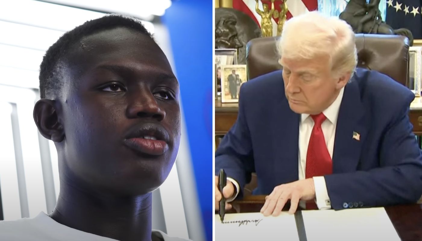 Khaman Maluach, prodige de Duket, et Donald Trump