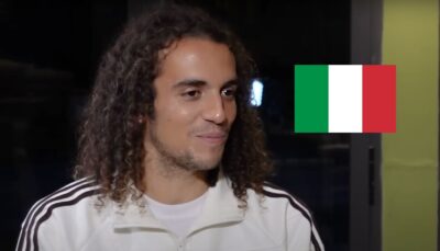 Désormais bien installé en Italie, Matteo Guendouzi honnête sur sa vie à Rome : « J’ai ça dans mon jardin ! »