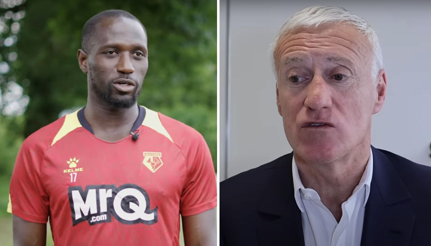 Moussa Sissoko et Didier Deschamps