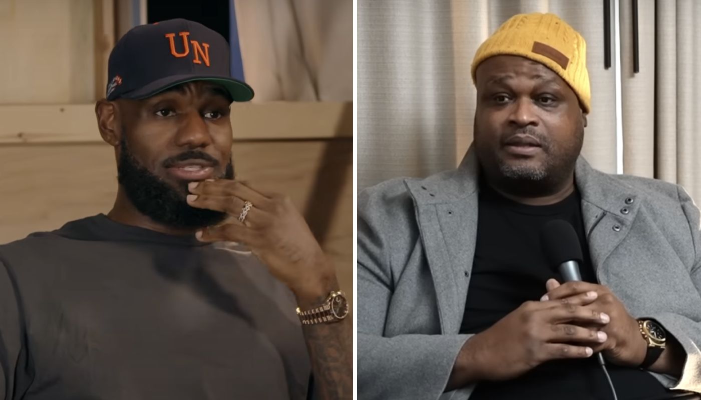 LeBron James et Antoine Walker