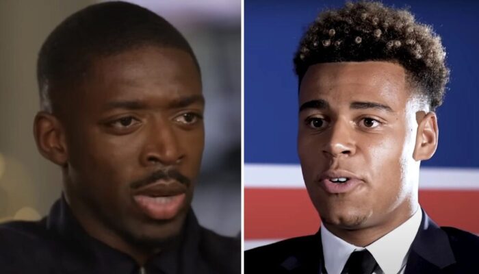 Ousmane Dembélé et Désiré Doué du PSG
