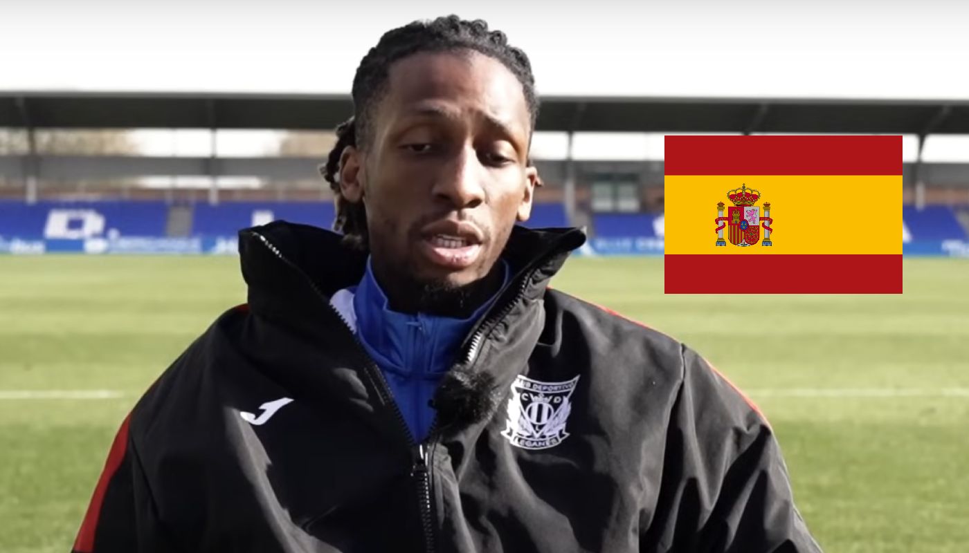 Yvan Neyou, milieu de Leganés en Espagne