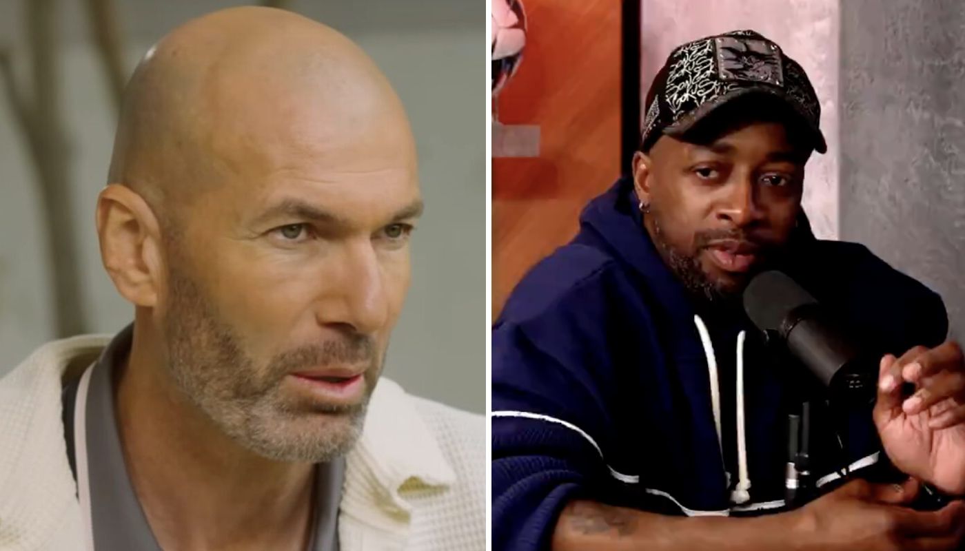 Zinédine Zidane et Sidney Govou, deux coéquipiers en équipe de France