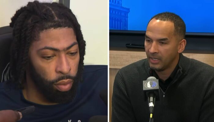 Anthony Davis et Nico Harrison