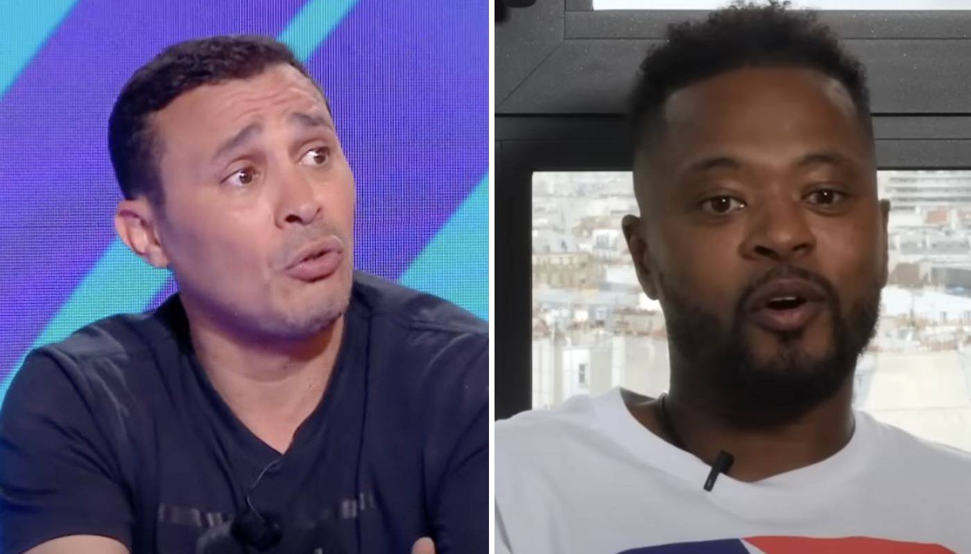 Brahim Asloum et Patrice Evra