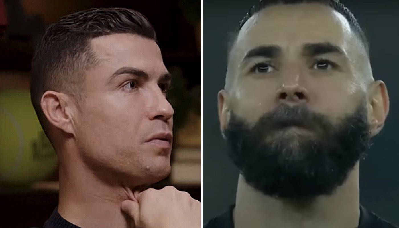 Cristiano Ronaldo et Karim Benzema