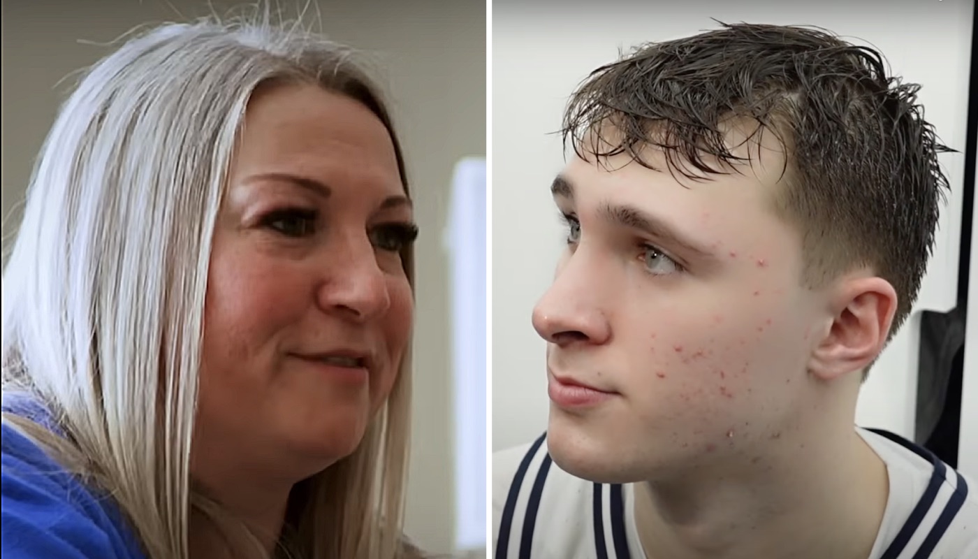 Le prospect NBA Cooper Flagg (droite) et sa mère, Kelly (gauche)