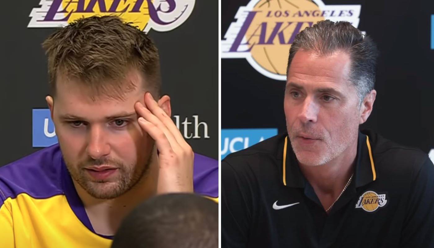 NBA Luka Doncic et Rob Pelinka