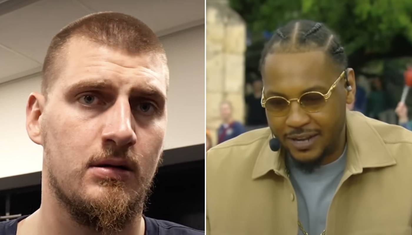 NBA Nikola Jokic et Carmelo Anthony