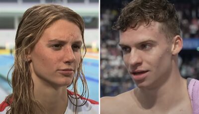 Elle aussi prodige de la natation, la Canadienne Summer McIntosh vide son sac sur Léon Marchand