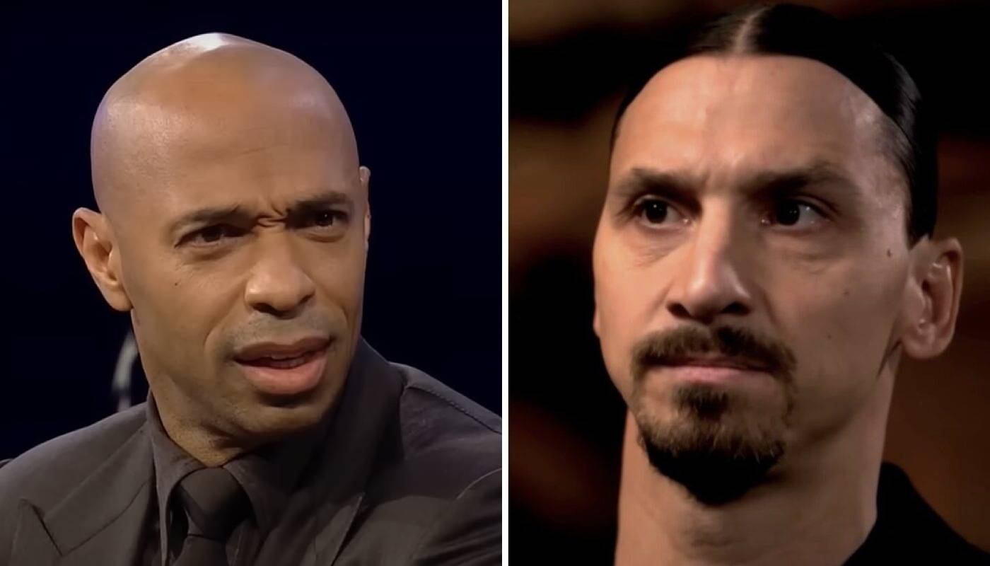 Thierry Henry et Zlatan Ibrahimovic