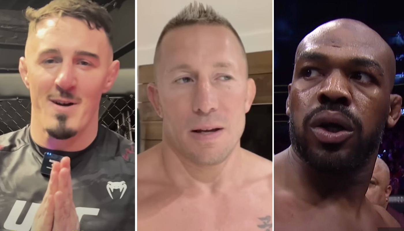 Tom Aspinall, Georges Saint-Pierre et Jon Jones