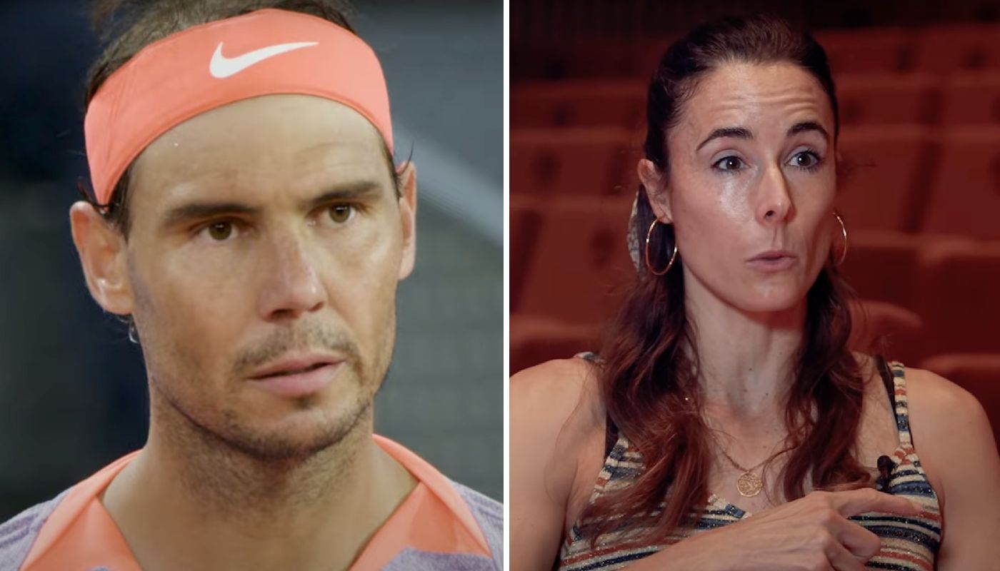 Alizé Cornet et Rafael Nadal