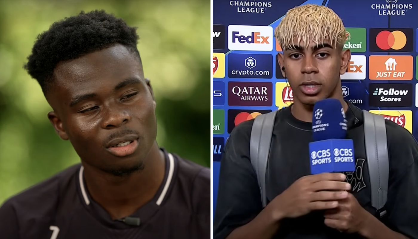 Bukayo Saka et Lamine Yamal