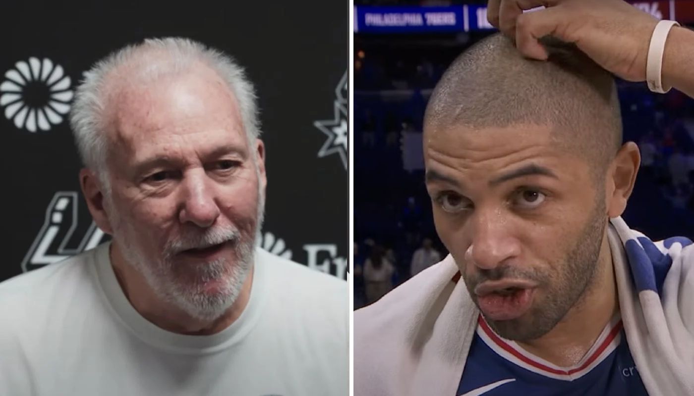 Gregg Popovich et Nicolas Batum