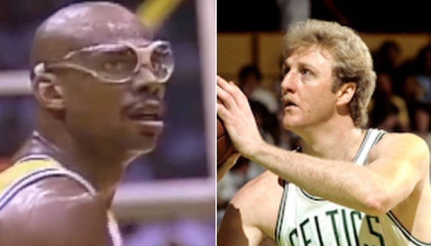 NBA Kareem Abdul-Jabbar et Larry Bird