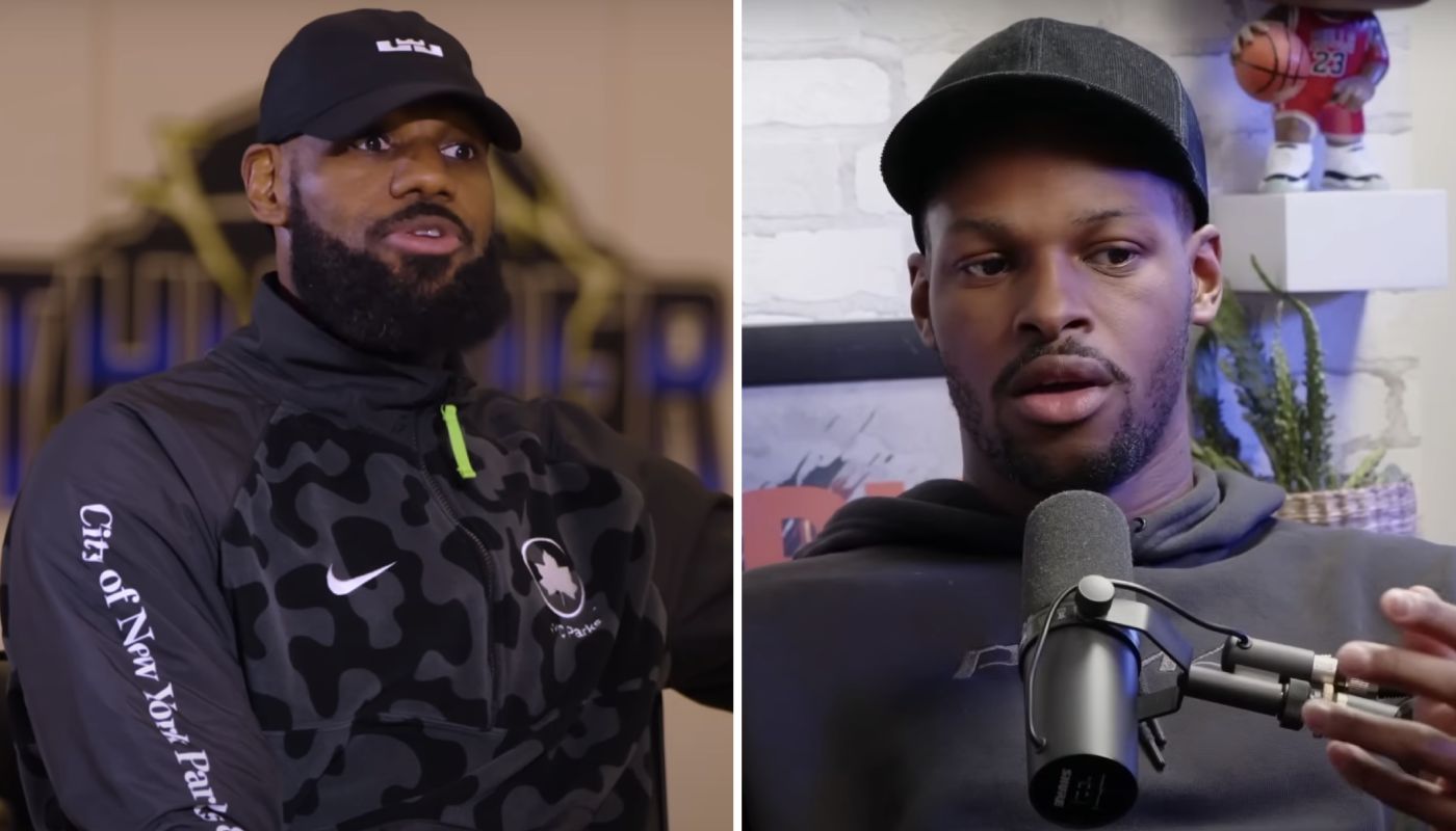 LeBron James et son ancien coéquipier Joël Ayayi