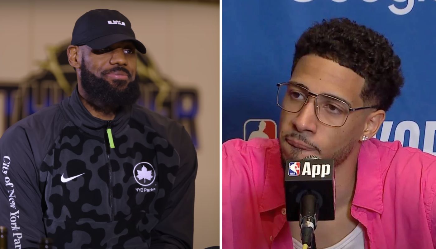 LeBron James et Tyrese Haliburton