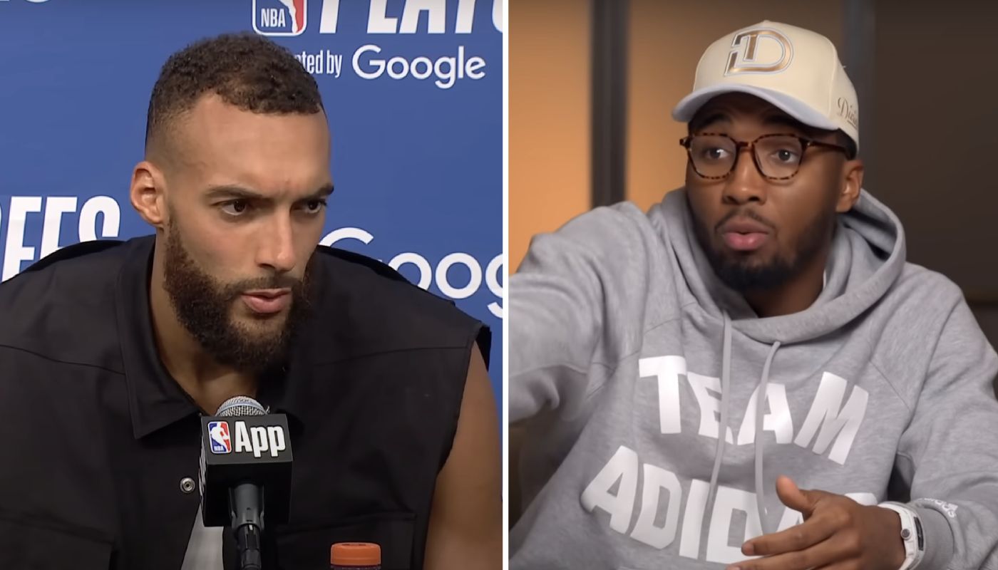 Rudy Gobert et Donovan Mitchell, ancien duo du Jazz