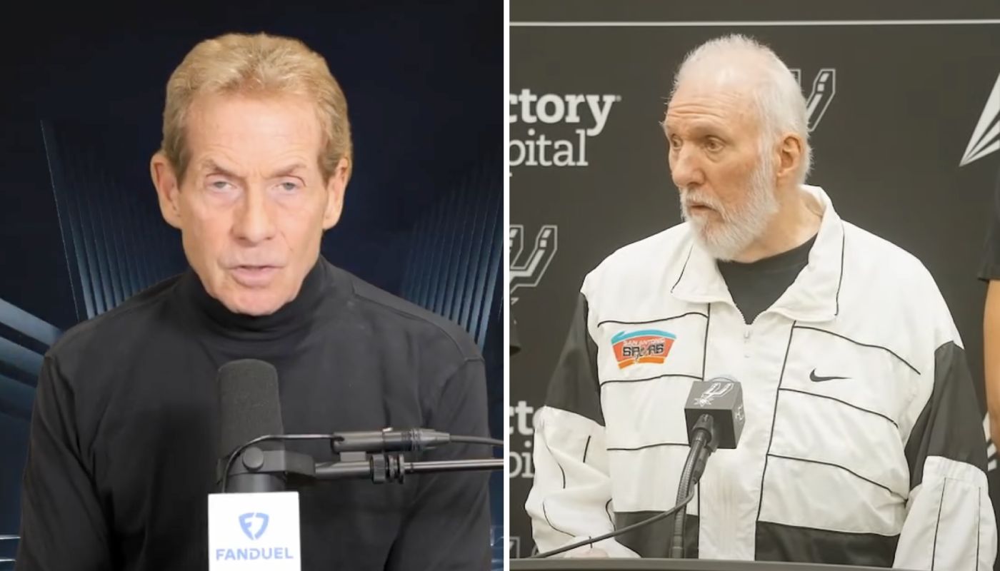 Skip Bayless et Gregg Popovich