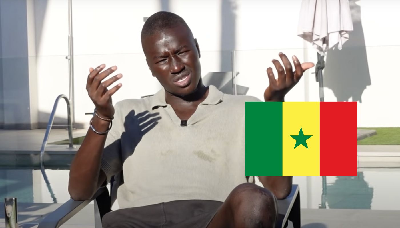 Pape Gueye, joueur du Sénégal