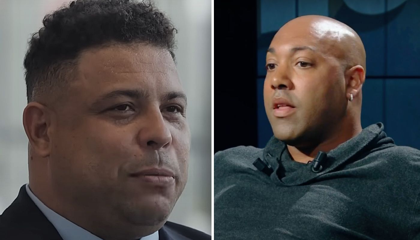 Ronaldo et Stéphane Dalmat, coéquipiers à l'Inter