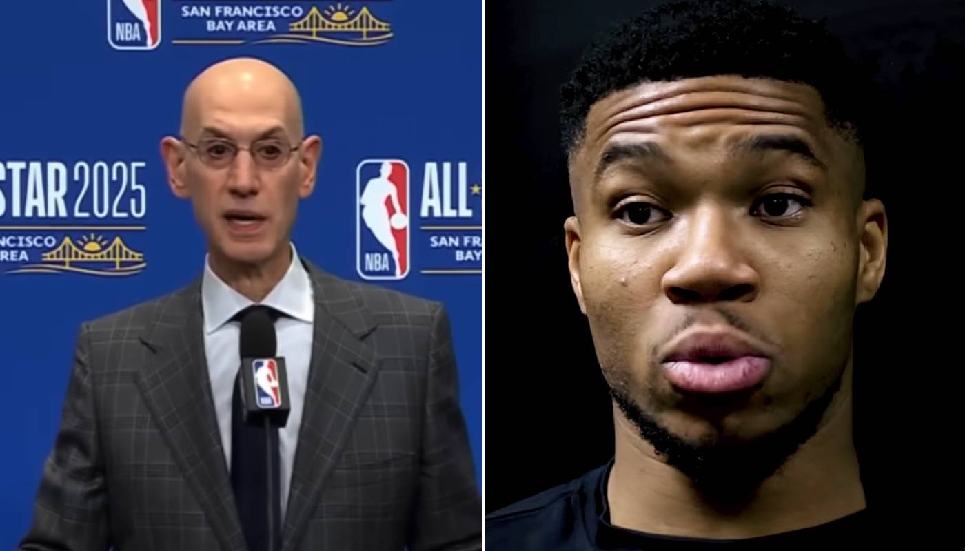 NBA Adam Silver et Giannis Antetokounmpo