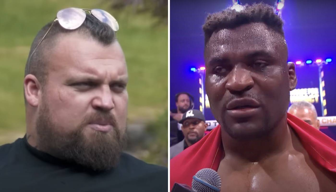 Eddie Hall et Francis Ngannou