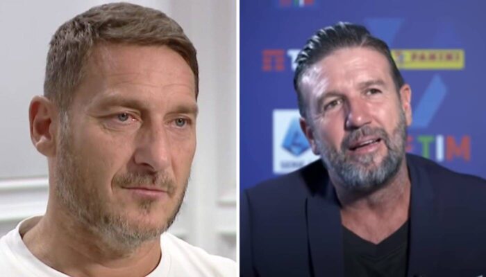 Francesco Totti et Vincent Candela