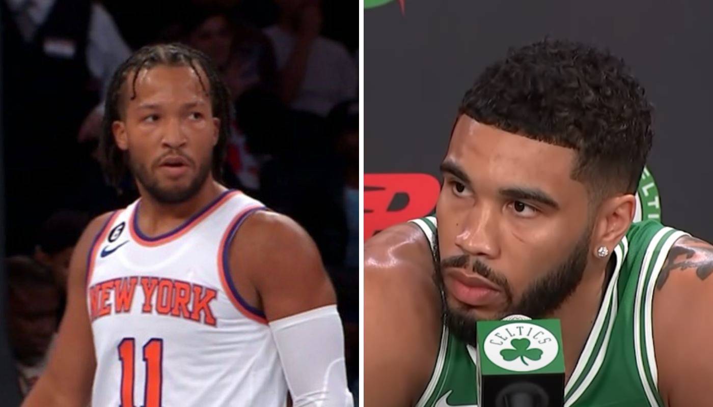 NBA Jalen Brunson et Jayson Tatum