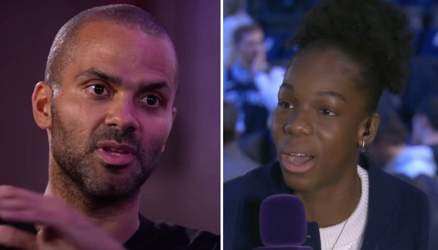 NBA Tony Parker et Dominique Malonga