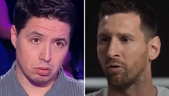 Les stars du football Samir Nasri (gauche) et Lionel Messi (droite)
