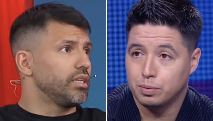 Les anciens joueurs de Manchester City, Sergio Agüero (gauche) et Samir Nasri (droite)