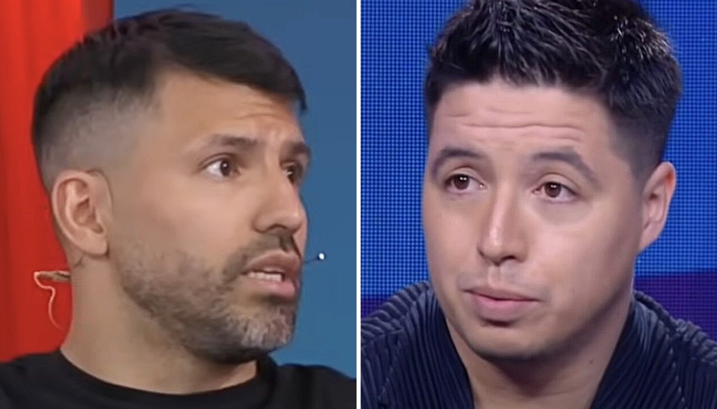 Les anciens joueurs de Manchester City, Sergio Agüero (gauche) et Samir Nasri (droite)