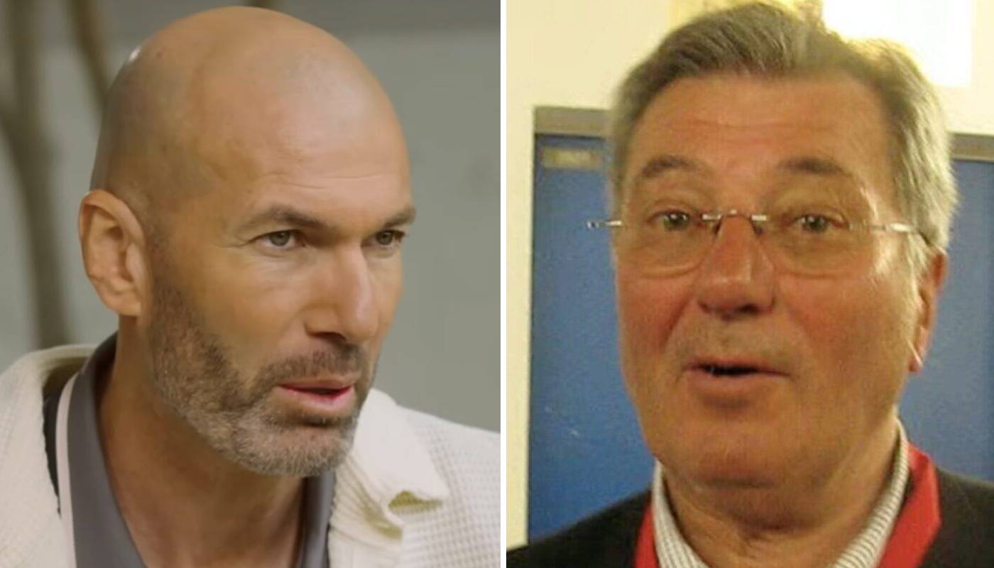Zinedine Zidane et Roger Lemerre