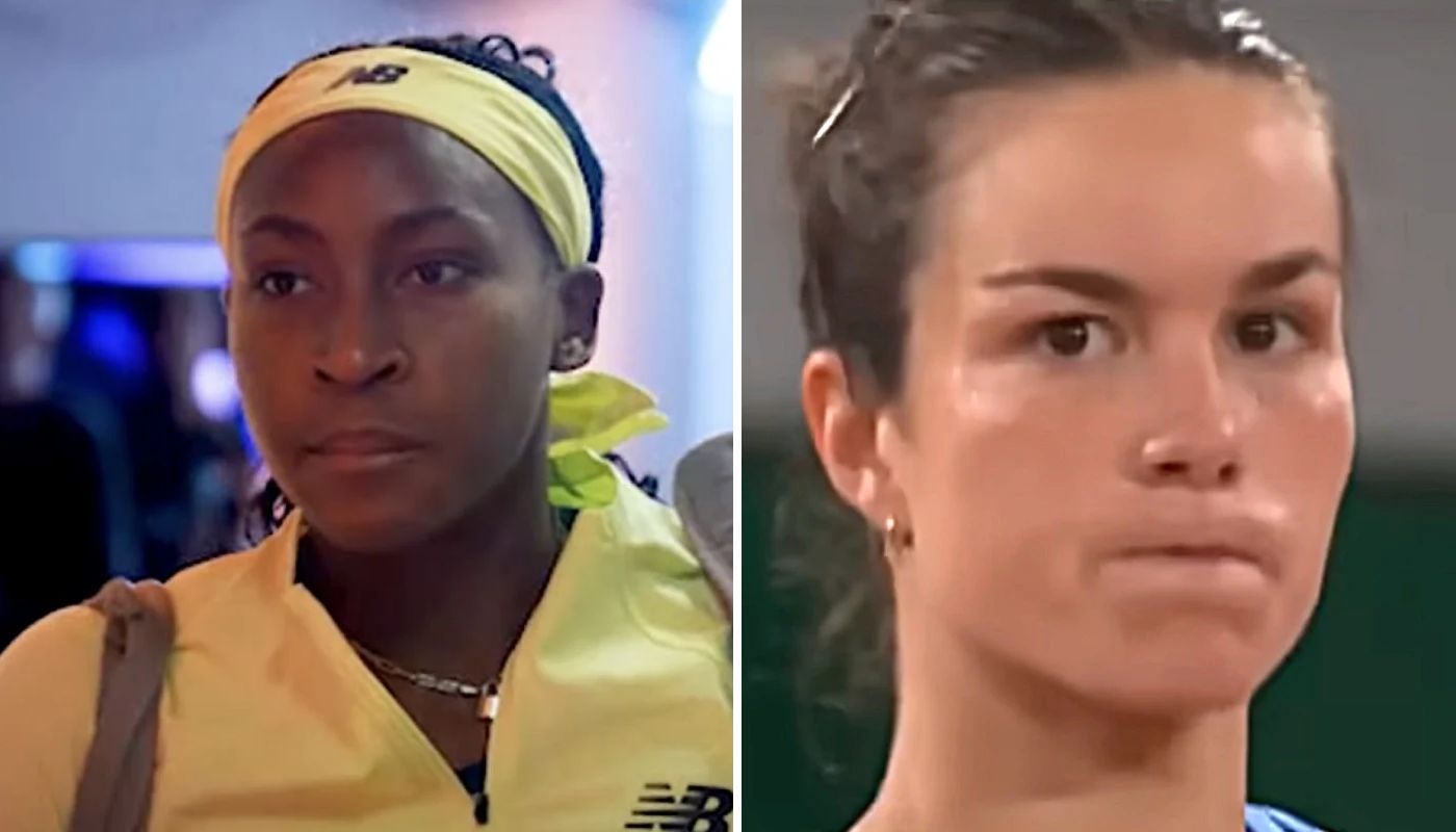 Coco Gauff et Loïs Boisson