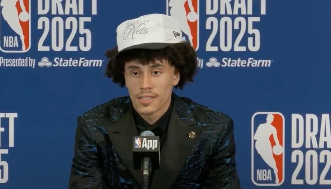 Nolan Traoré lors de la Draft 2025
