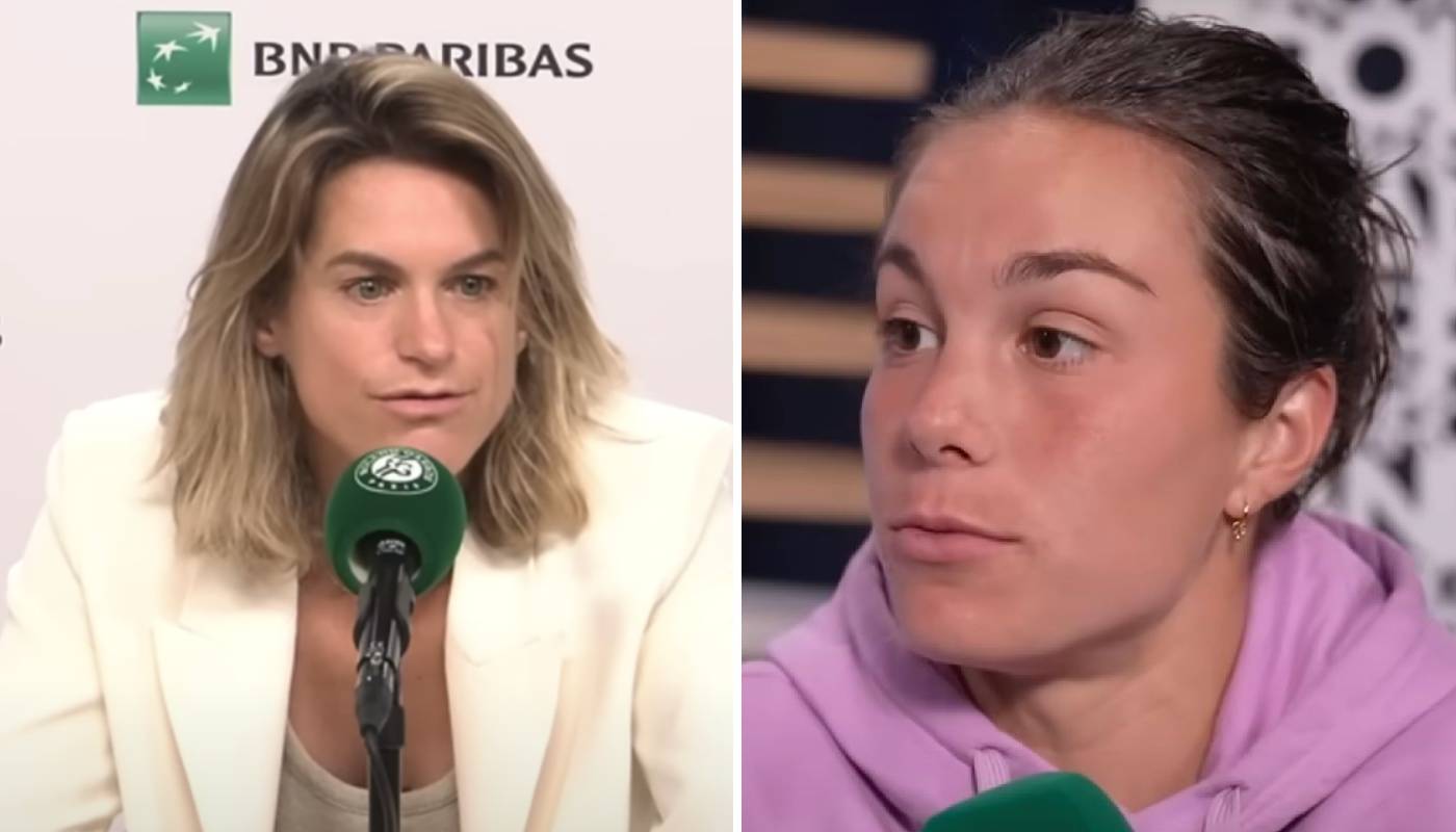 Amélie Mauresmo et Loïs Boisson